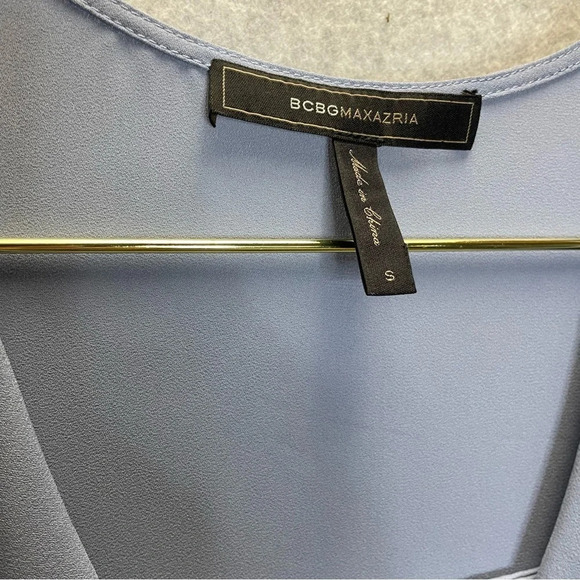 BCBGMaxAzria Kyndal Regal Lagenlook Chiffon Asymmetrical High Low Dress - Picture 7 of 10